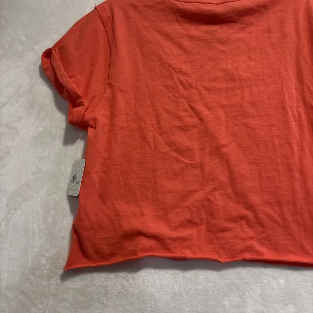 Free People We The Free The Perfect Tee Women's Small Radiant Watermelon Cropped